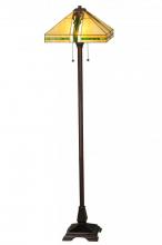 Meyda White 138127 - 62"H Parker Poppy Floor Lamp