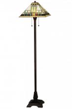 Meyda White 138129 - 62"H Prairie Peaks Floor Lamp