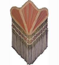 FABRIC & FRINGE PINK FAN