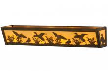 Meyda White 145714 - 24"W Ducks in Flight Vanity Light