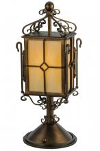 Meyda White 145795 - 19"H Standford Tabletop Lantern