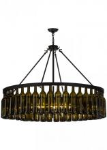 Meyda White 152072 - 48"W Tuscan Vineyard Estate 44 Wine Bottle Chandelier