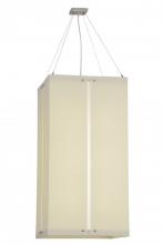 Meyda White 152269 - 22"Sq Quadrato Linne Pendant