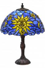 Meyda White 153615 - 16.5" High Sun; Moon & Stars Table Lamp