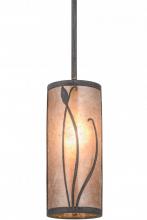 Meyda White 156371 - 5"W Linifolia Mini Pendant