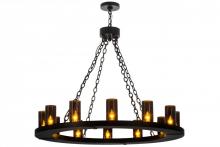 Meyda White 163777 - 42"W Loxley 12 LT Chandelier