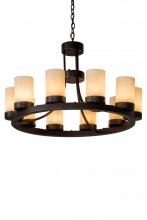 Meyda White 167453 - 36"W Loxley Chandelier