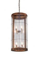 Meyda White 171566 - 18" Wide Villa 8 Light Pendant