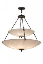 Meyda White 171720 - 36" Wide Cypola 2 Tier Inverted Pendant