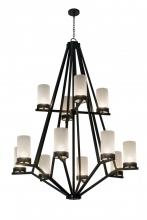 Meyda White 173745 - 60"W Galen 12 LT Chandelier