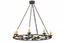 Meyda White 175708 - 42" Wide Ashley 8 Light Chandelier