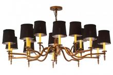 Meyda White 175881 - 52" Wide Toby 15 Light Chandelier