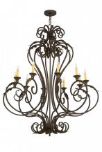 Meyda White 176434 - 48" Wide Josephine 10 Light Chandelier