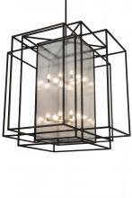 Meyda White 181308 - 60"Sq Kitzi Box Pendant