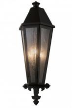 Meyda White 181850 - 14"W Millesime Lantern Wall Sconce