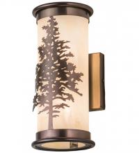 Meyda White 189042 - 5"W Tamarack Wall Sconce