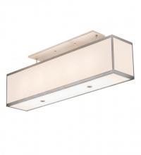 Meyda White 190149 - 48"L Quadrato Lounge Oblong Pendant