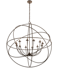 Meyda White 204082 - 54" Wide Atom Enerjisi 12 Light Chandelier