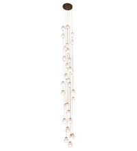 Meyda White 210479 - 28" Wide Bola 30 Light Cascading Pendant