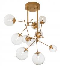 Meyda White 210833 - 40" Wide Bola Matrix Chandelier