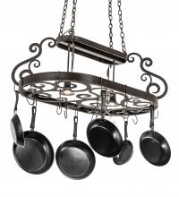 Meyda White 218807 - 42" Long Neo Pot Rack