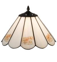 Meyda White 218819 - 13" Wide Roses Shade