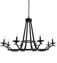 Meyda White 225442 - 48" Wide Octavia 8 Light Chandelier