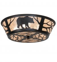 Meyda White 225872 - 22" Wide Bear on the Loose Flushmount