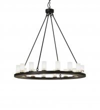 Meyda White 230979 - 48" Wide Loxley 16 Light Chandelier