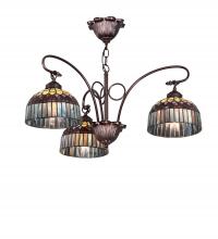 Meyda White 231065 - 28" Wide Tiffany Candice 3 Light Chandelier