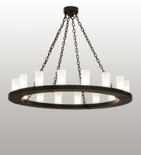 Meyda White 239315 - 48" Wide Loxley 16 Light Chandelier