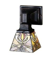 Meyda White 24276 - 5"W Glasgow Bungalow Wall Sconce