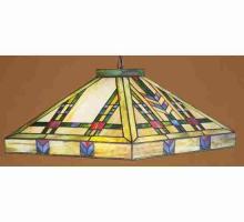 Meyda White 26464 - 17"Sq Prairie Wheat Pendant