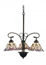 Meyda White 27419 - 25"W Daffodil Bell 3 LT Chandelier.605