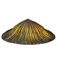 Meyda White 28863 - 24" Wide Tiffany Lotus Leaf Shade