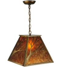 Meyda White 30941 - 13"Sq Branches Pendant