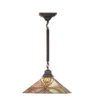 Meyda White 49145 - 13"Sq Glasgow Bungalow Pendant.609