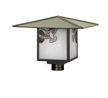 Meyda White 64980 - 17"Sq Seneca Hummingbird Post Mount