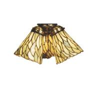 Meyda White 65623 - 5"W Willow Jadestone Fan Light Shade