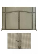 Meyda White 81232 - 62"W X 42"H Prime Fireplace Screen