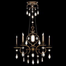 Fine Art Handcrafted Lighting 726040-3ST - Encased Gems 50"W Oblong Chandelier