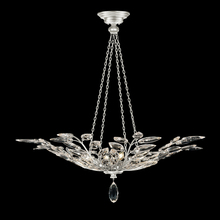 Fine Art Handcrafted Lighting 753640-SF4 - Crystal Laurel 35"W Round Pendant